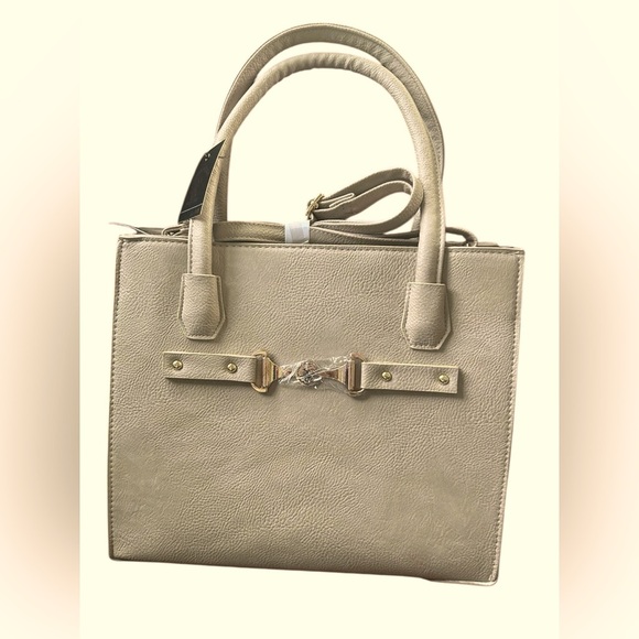 NWT Beverly Hill Polo Club Taupe Shoulder Bag - Picture 1 of 7